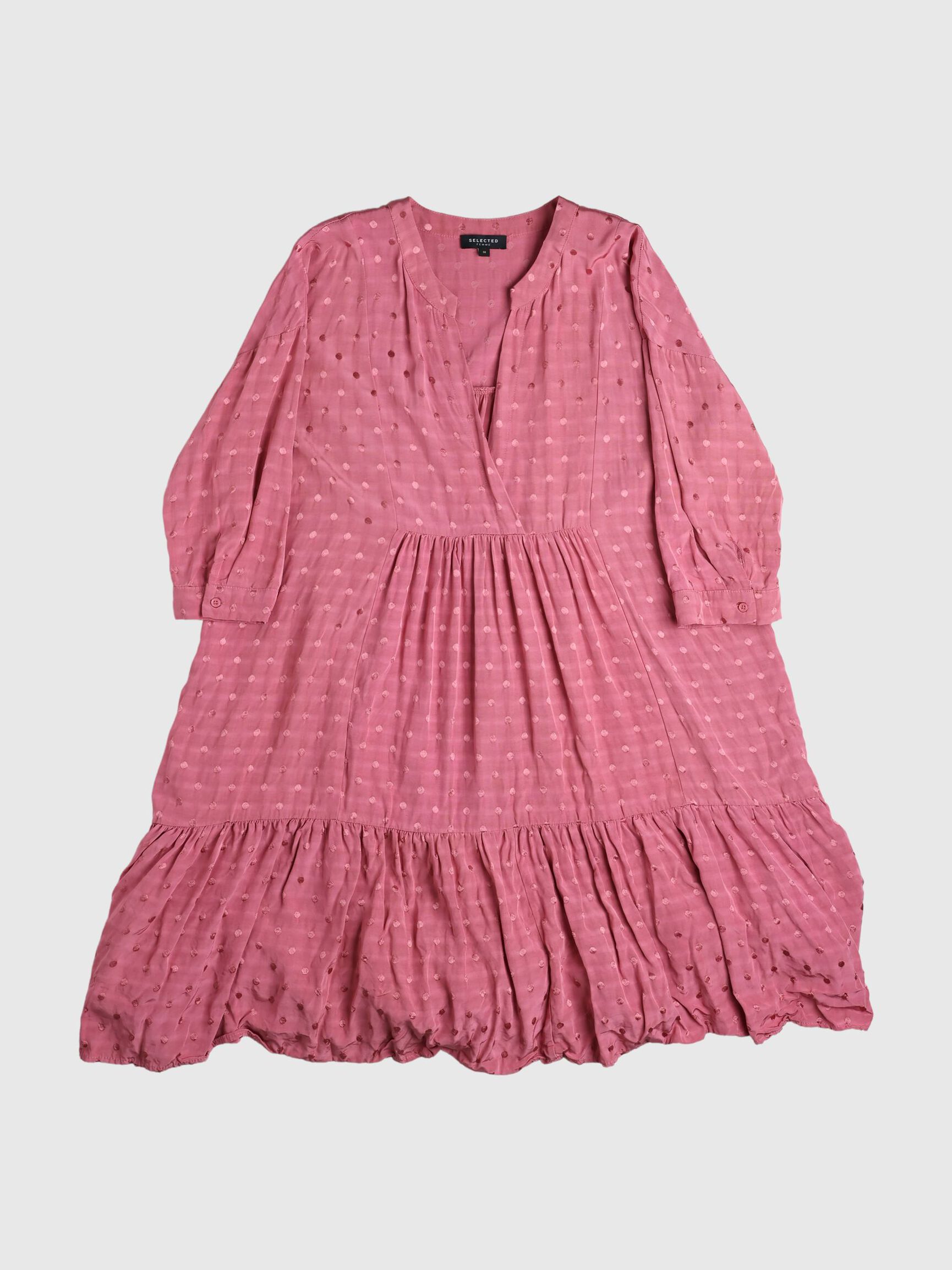 DOTTED - MIDI DRESS, Mauveglow, highres