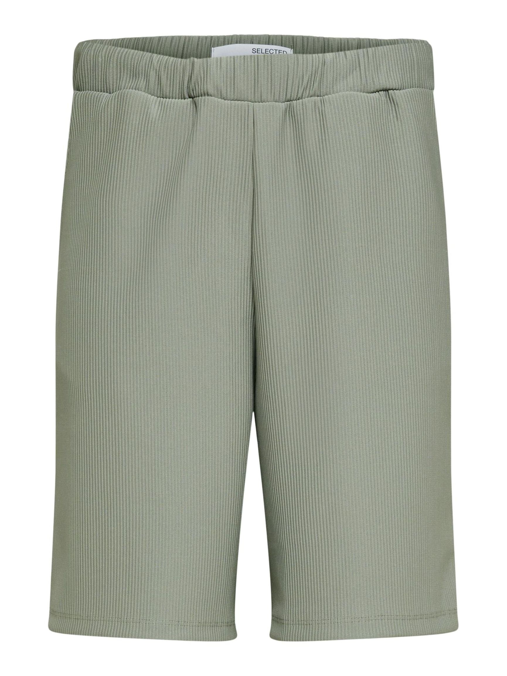 RIBBED SHORTS, Vetiver, highres