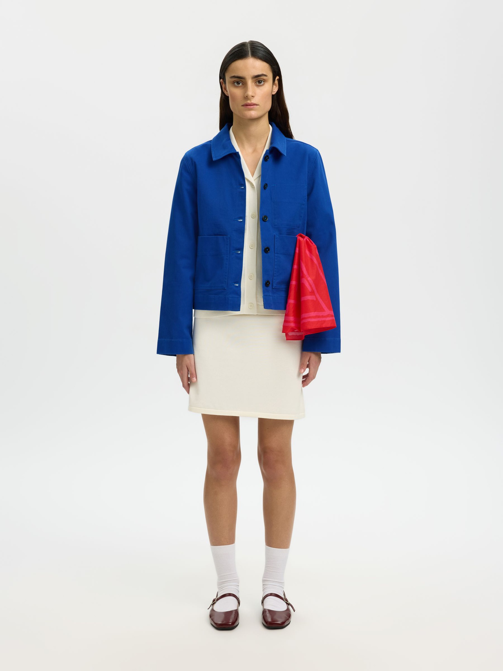 RELAXED FIT JACKET, Mazarine Blue, highres