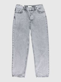 HØJTALJEDE - STRAIGHT FIT JEANS, Grey Denim, highres