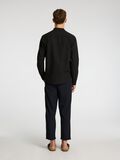 Selected LANGARM LEINENMIX HEMD, Black, highres - 16079054_Black_004.jpg