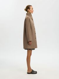 WOOL BLEND COAT, Fallen Rock, highres