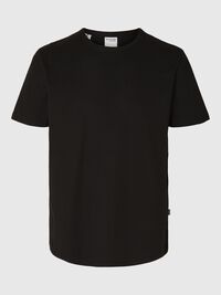 KLASSISCHES T-SHIRT, Black, highres