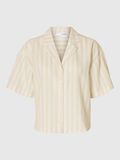 Selected SHORT SLEEVED LINEN-BLEND SHIRT, Sandshell, highres - 16097923_Sandshell_1187489_001.jpg