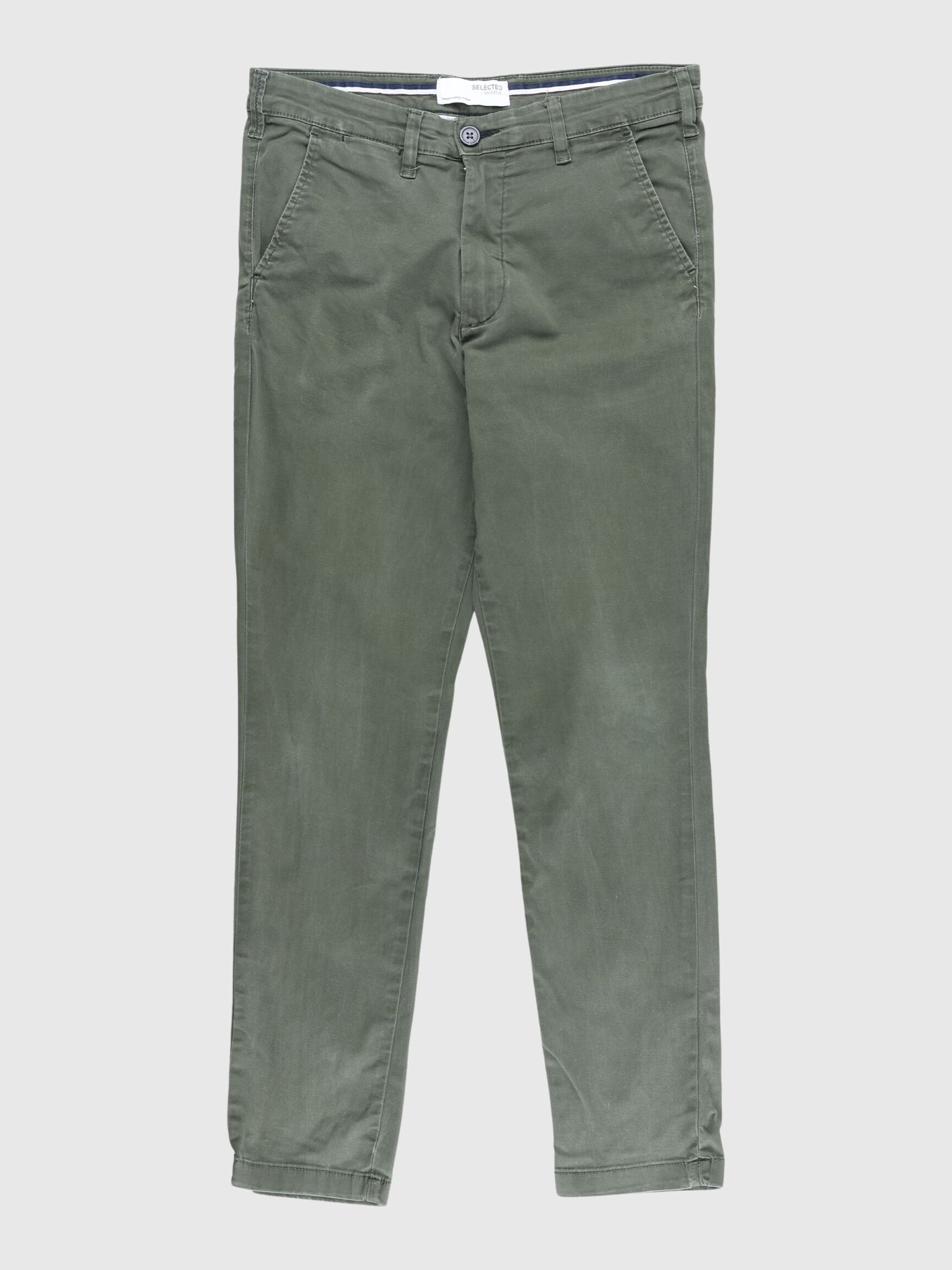 SLIM FIT CHINOS, Bronze Green, highres