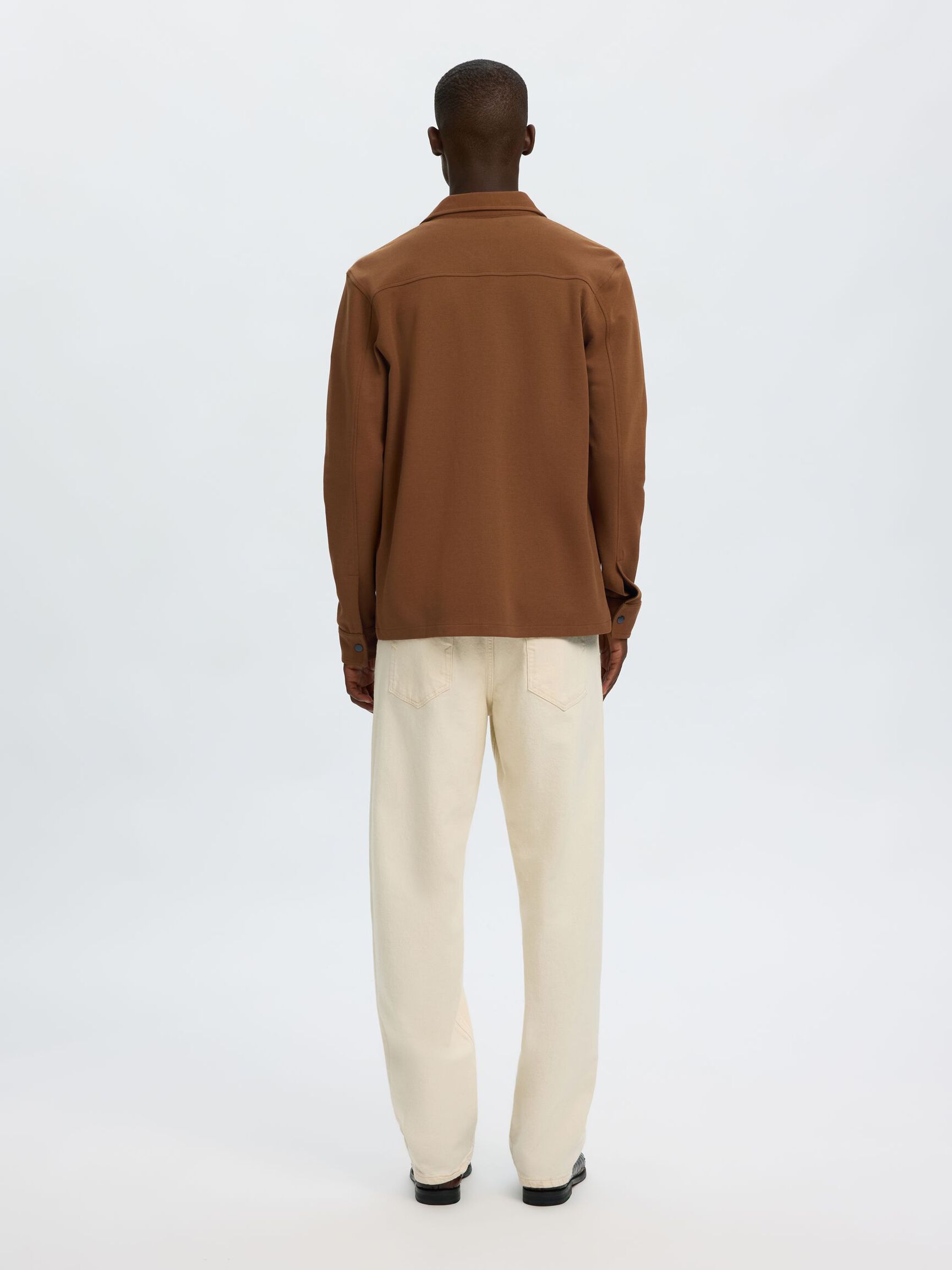 CLASSIC OVERSHIRT, Toffee, highres