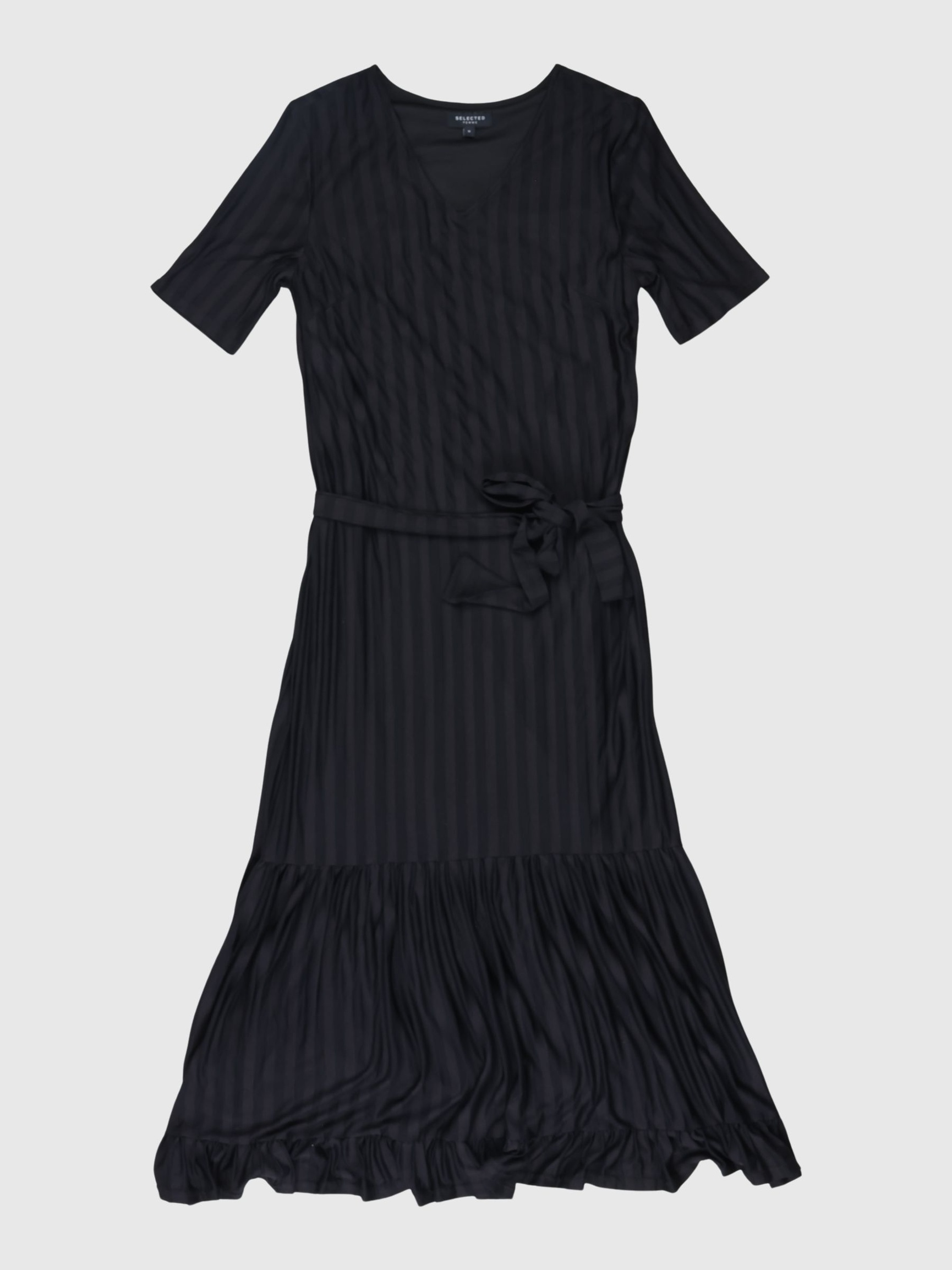 LONG DRESS, Black, highres