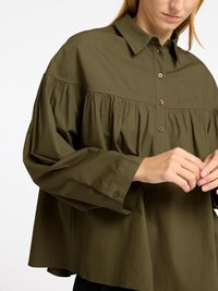 100% BOMULD LANGÆRMET BLUSE, Kalamata, highres