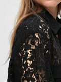 Selected LONG-SLEEVED LACE SHIRT, Black, highres - 16093502_Black_006.jpg