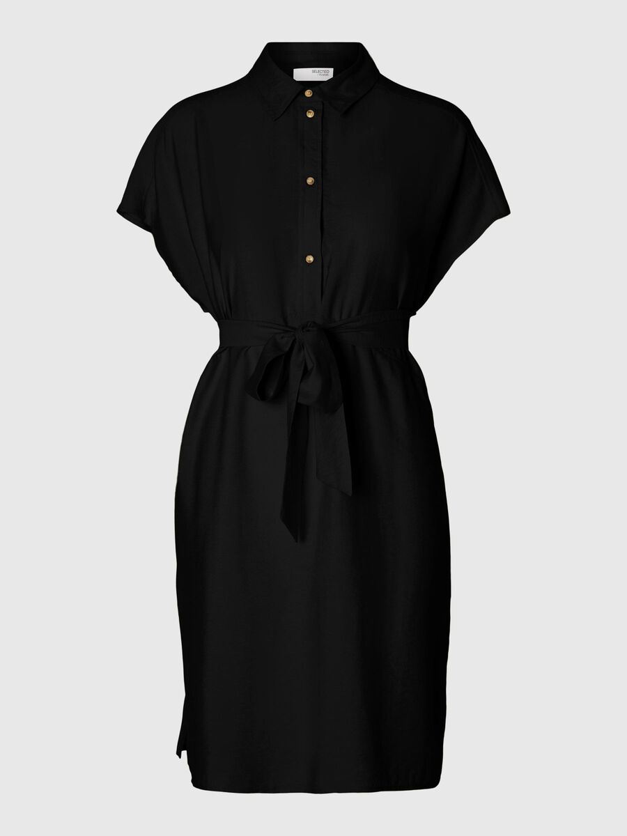 Selected MINI BLUSENKLEID, Black, highres - 16097925_Black_001.jpg