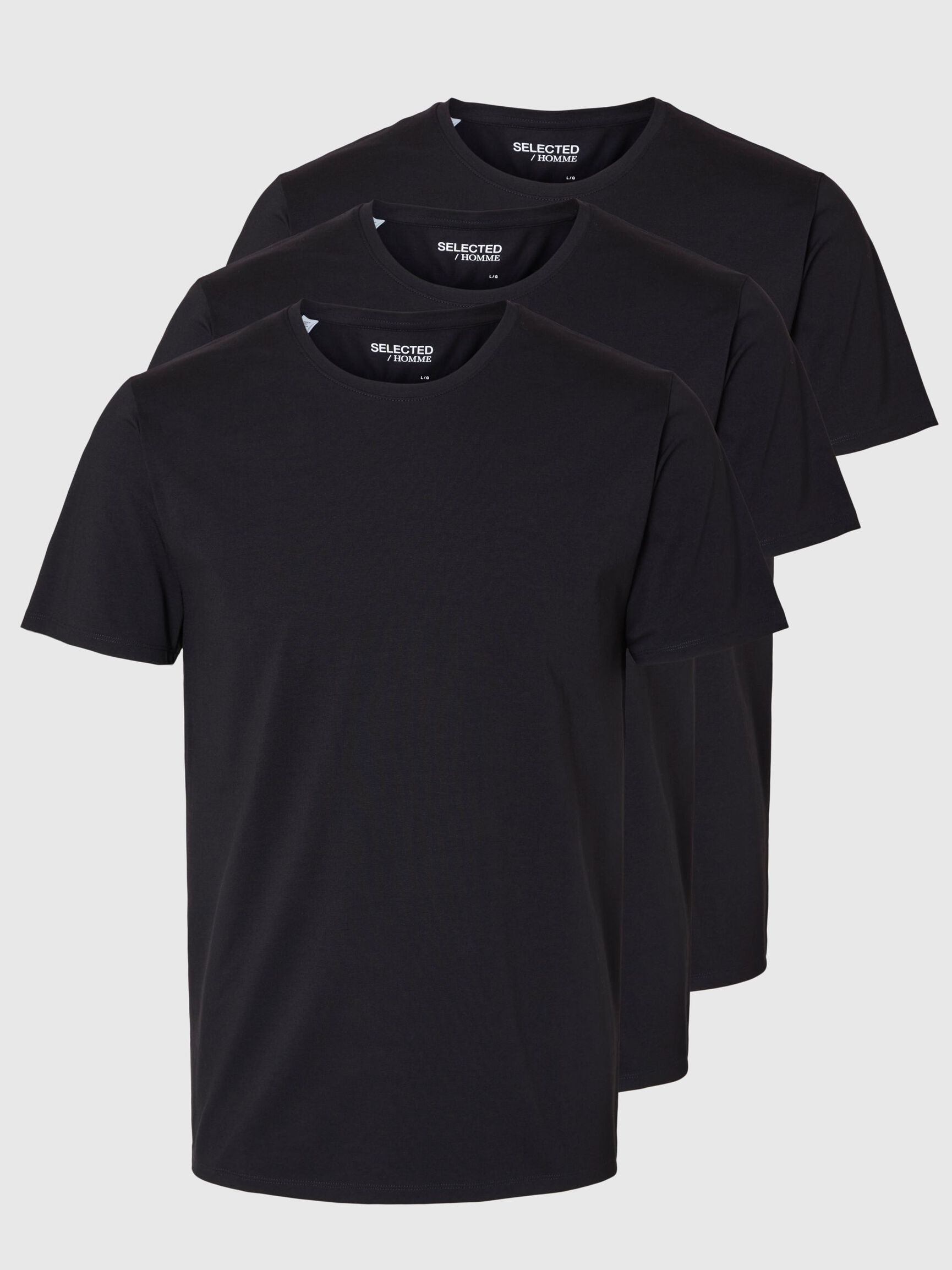 LOT DE 3 PIÈCES EN COTON T-SHIRT, Black, highres