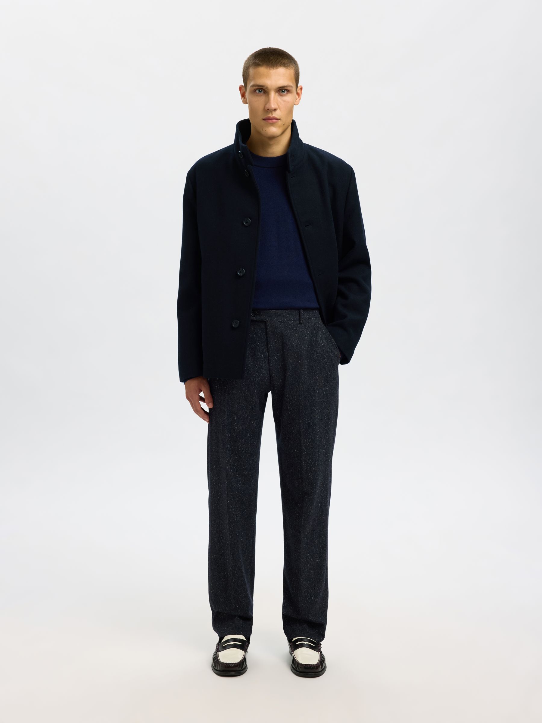 Herlipto Wool Blend Jacket ウールジャケットM ZIP-UP WOOL JACKET ジッパー付きウールジャケット｜COS コス 公式