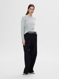 Selected LANGÄRMELIGER STRICKPULLOVER, Light Grey Melange, highres - 16074482_LightGreyMelange_005.jpg