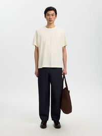 T-SHIRT, Egret, highres