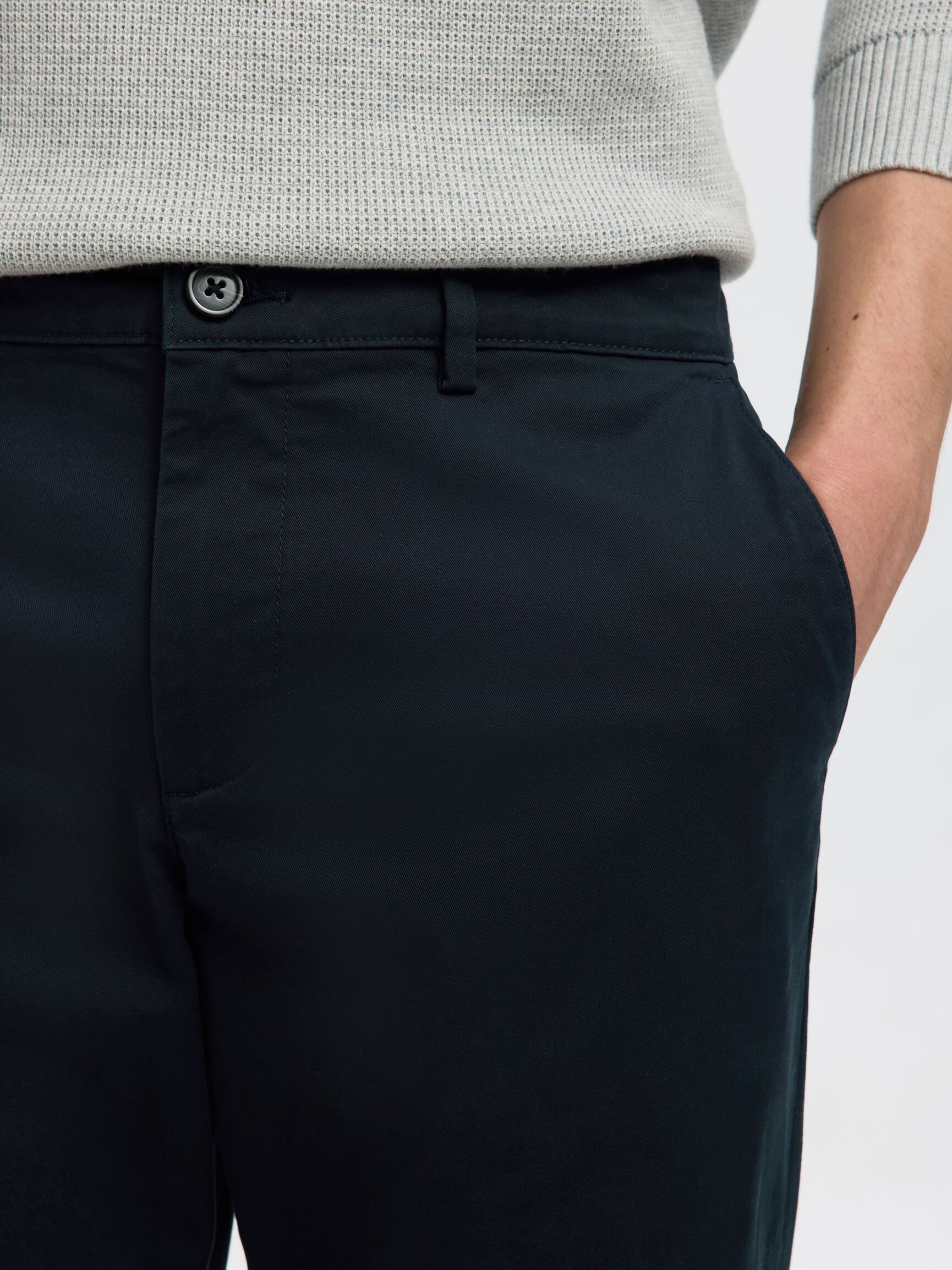 196 STRAIGHT FLEX CHINOS, Dark Sapphire, highres