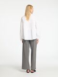 Selected 100% COTTON LONG SLEEVED BLOUSE, Bright White, highres - 16098406_BrightWhite_004.jpg