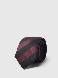 100% ZIJDE STROPDAS, Fig, highres