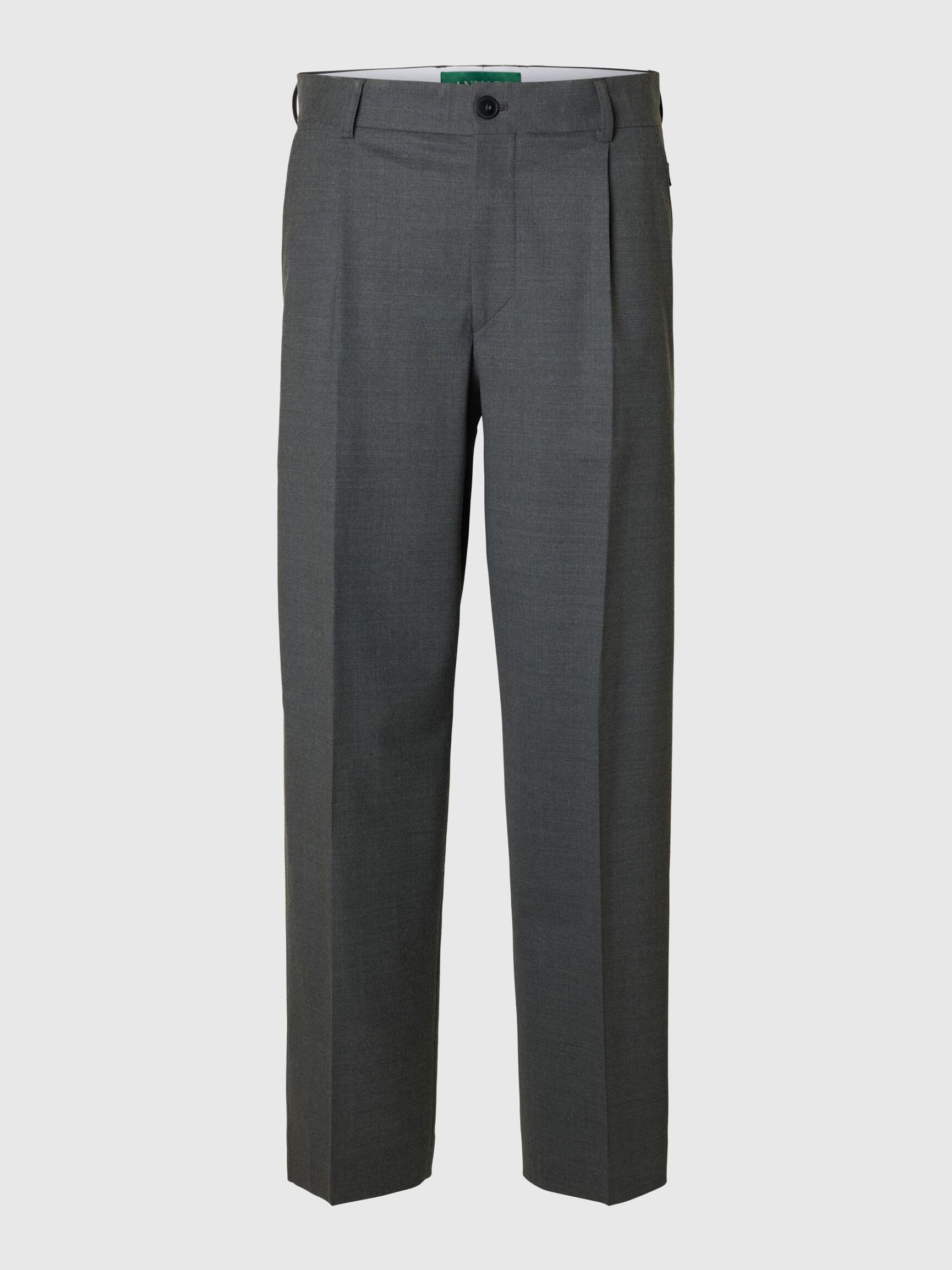 COUPE DÉCONTRACTÉE PANTALON, Grey Melange, highres