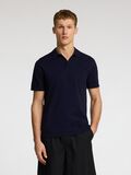 Selected GESTRICKTES POLO SHIRT, Navy Blazer, highres - 16092437_NavyBlazer_1078017_003.jpg