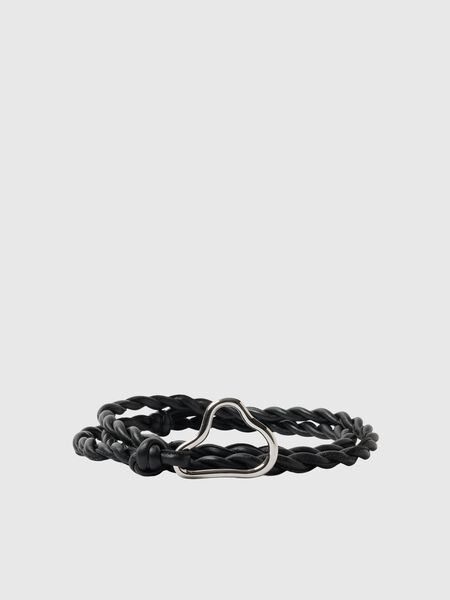 Selected BRAIDED LEATHER BELT, Black, highres - 16097926_Black_001.jpg