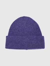 RIBBED WOOL BLEND BEANIE, Liberty, highres