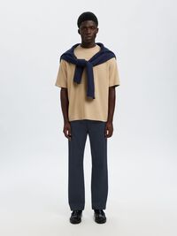 196 STRAIGHT FIT TROUSERS, Dark Sapphire, highres