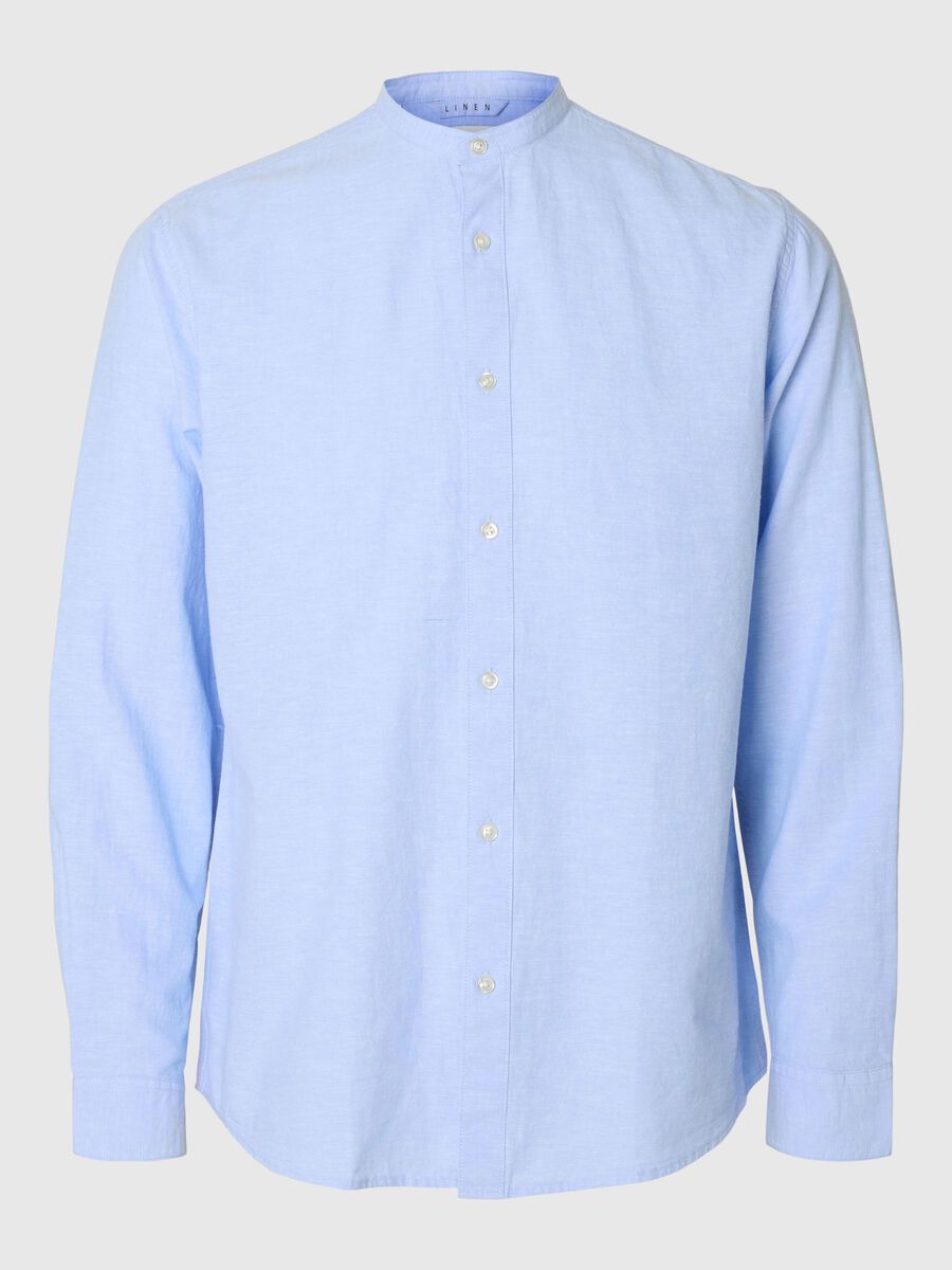 Selected LANGARM LEINENMIX HEMD, Cashmere Blue, highres - 16079054_CashmereBlue_1089836_001.jpg