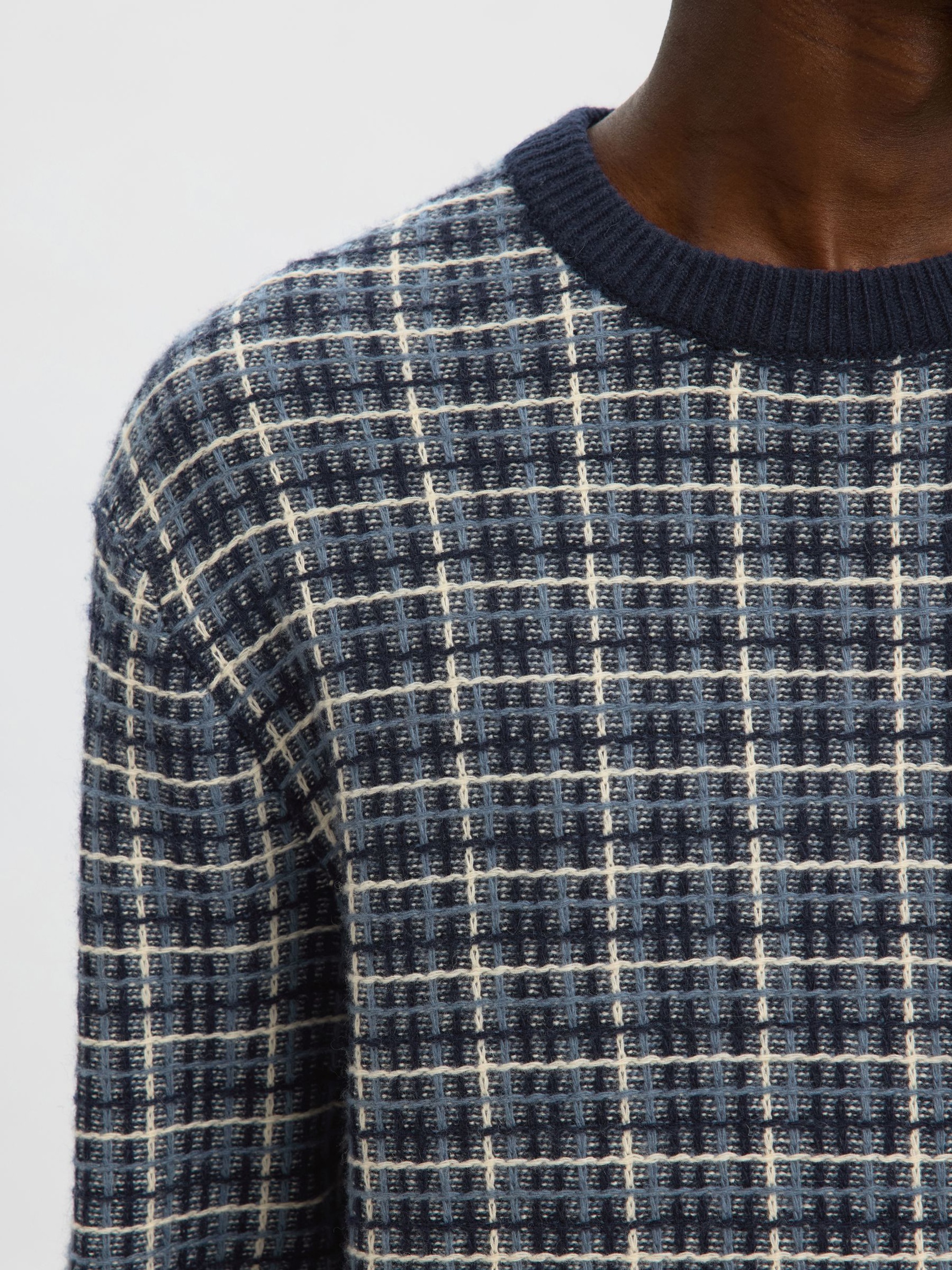 WOLMIX PULLOVER MET RONDE HALS, Sky Captain, highres
