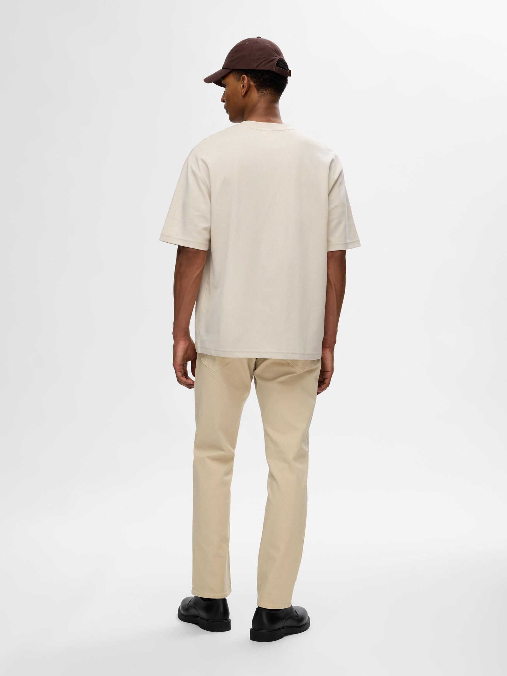 LOOSE FIT T-SHIRT, Oatmeal, highres