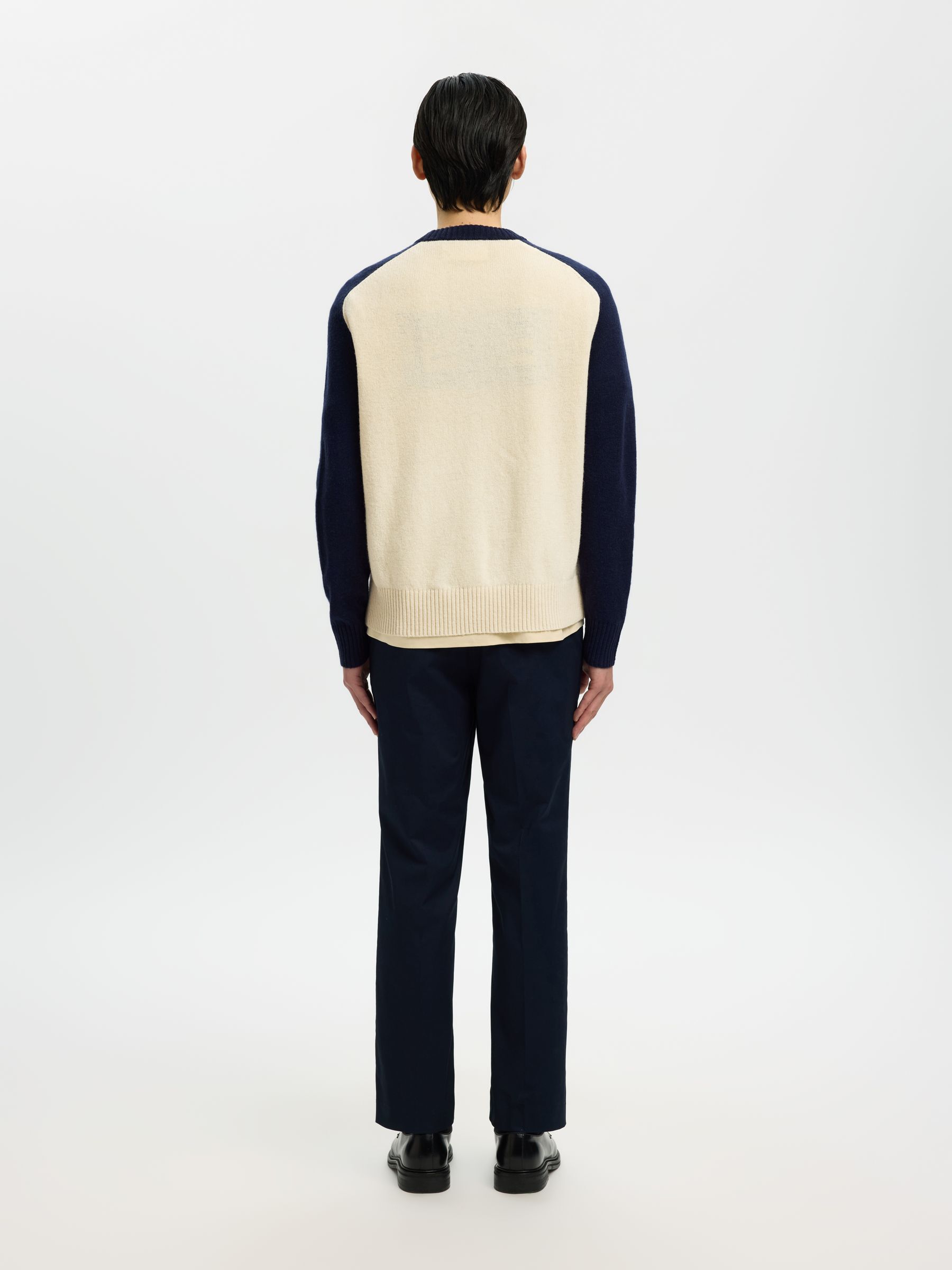RELAXED FIT KNITTED JUMPER, Sky Captain, highres