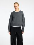 Selected LOOSE FIT WOLLGEMISCH PULLOVER, Medium Grey Melange, highres - 16093234_MediumGreyMelange_003.jpg
