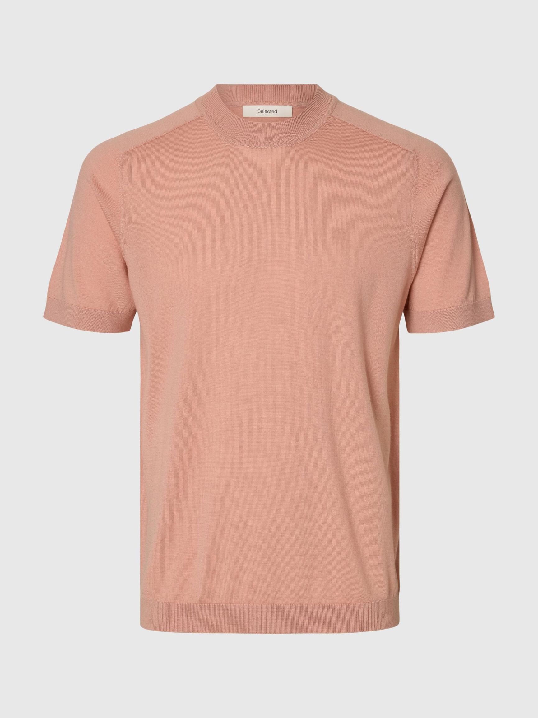 100% MERINO WOOL T-SHIRT, Rose Dawn, highres