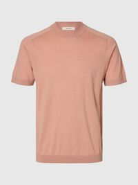 100% MERINO WOOL T-SHIRT, Rose Dawn, highres