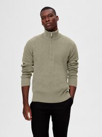HØY GLIDELÅS PULLOVER, Vetiver, highres