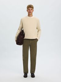 196 STRAIGHT FIT TROUSERS, Forest Night, highres