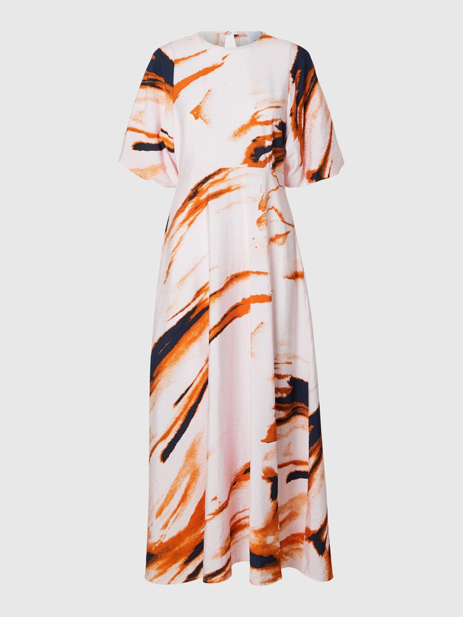 Selected PRINTED VISCOSE BLEND MAXI DRESS, Cradle Pink, highres - 16094132_CradlePink_1109642_001.jpg