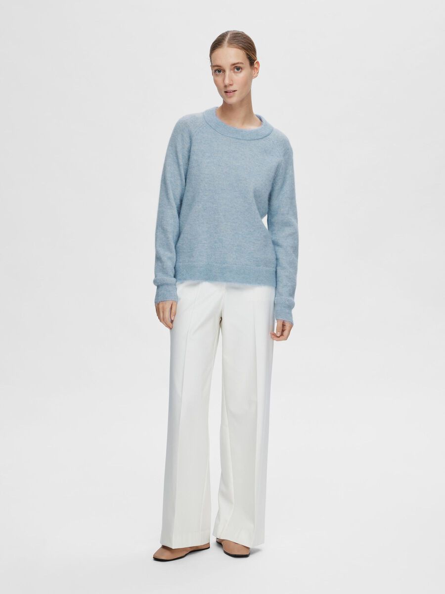 Selected LANGÄRMELIGER STRICKPULLOVER, Cashmere Blue, highres - 16074482_CashmereBlue_773866_005.jpg