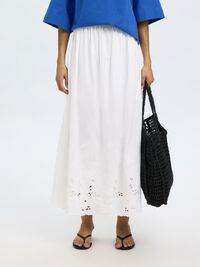 BRODERIE ANGLAISE MAXINEDERDEL, Bright White, highres
