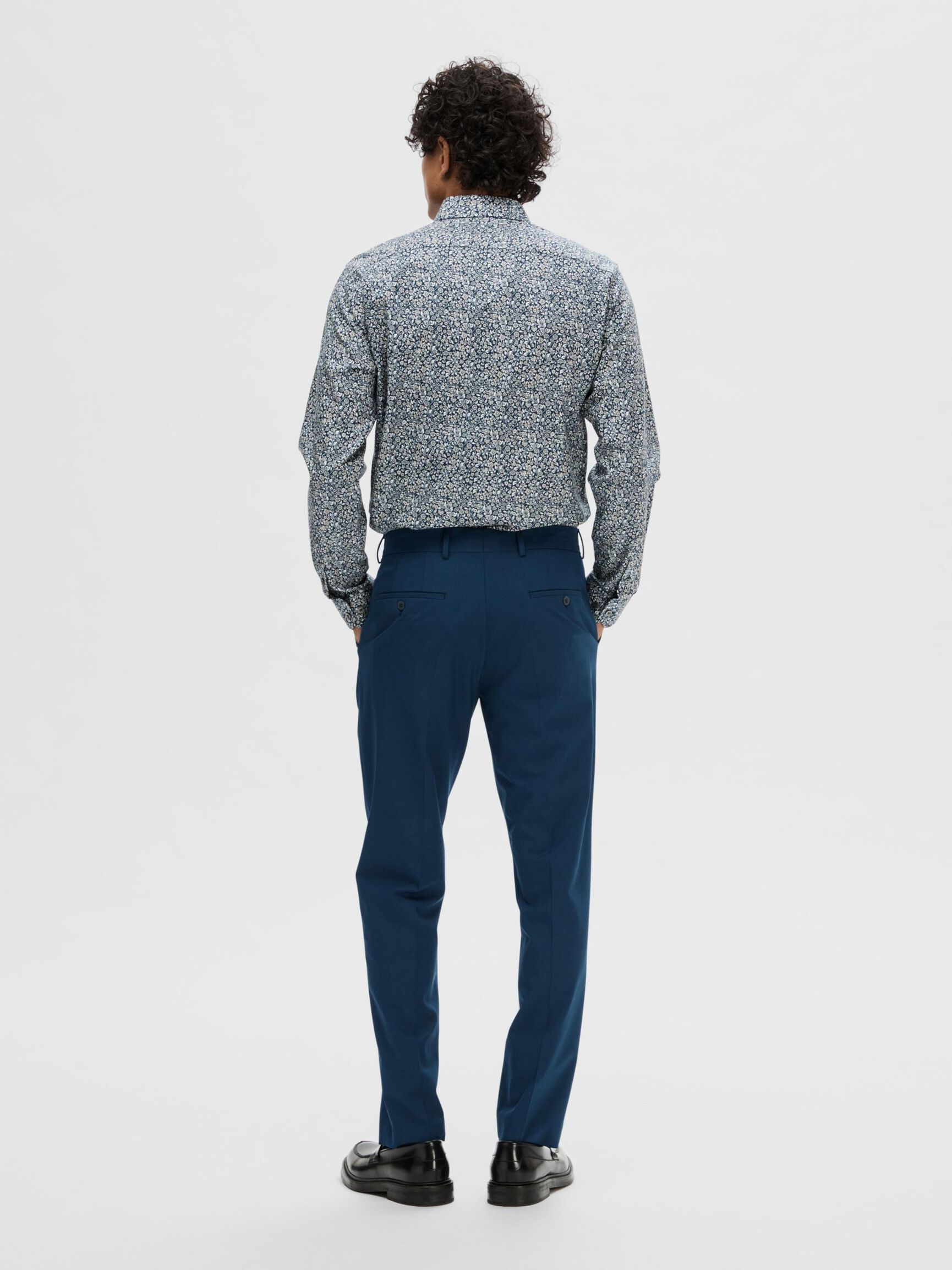 175 SLIM FIT TROUSERS, Blue Depths, highres