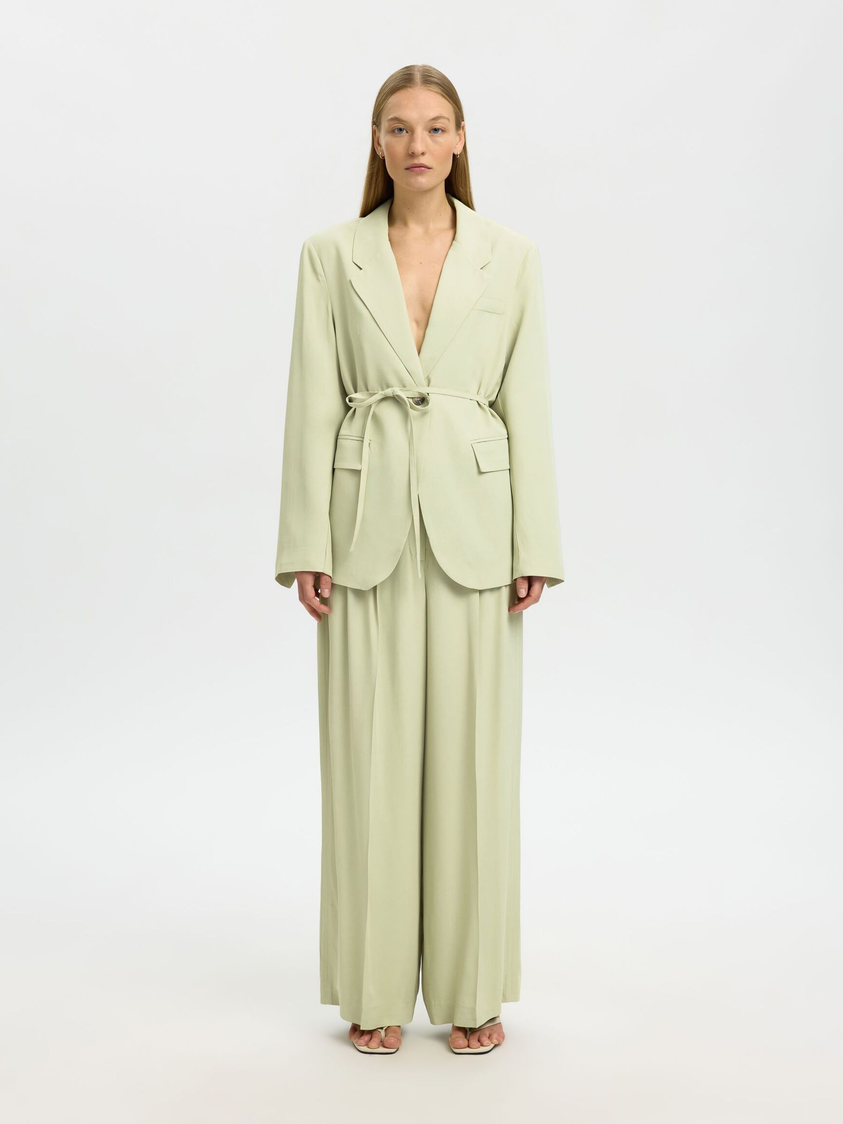 RIEM OVERSIZED BLAZER, Lint, highres