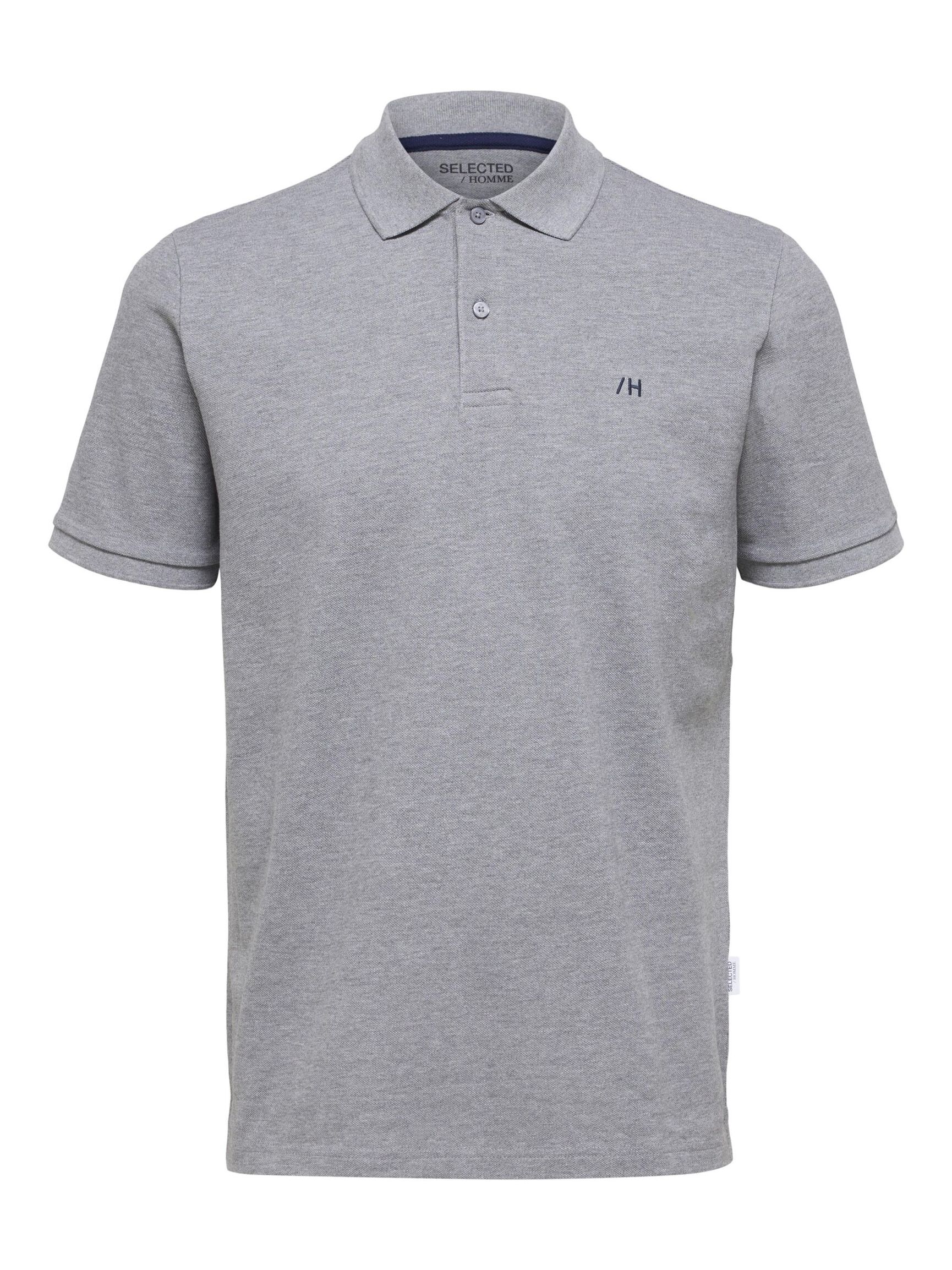 CLASSIC POLO SHIRT, Medium Grey Melange, highres