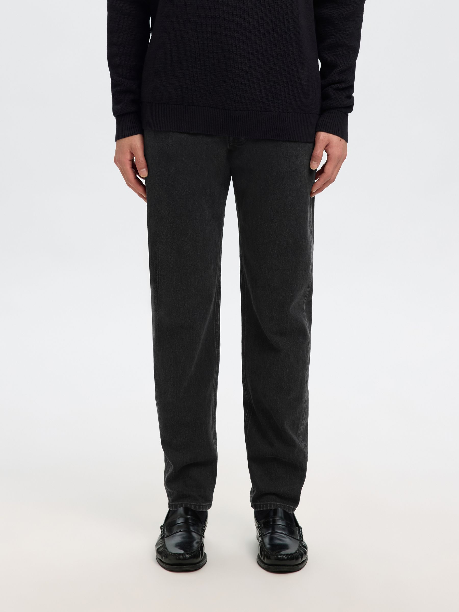 JEANSY SLIM FIT, Black Denim, highres