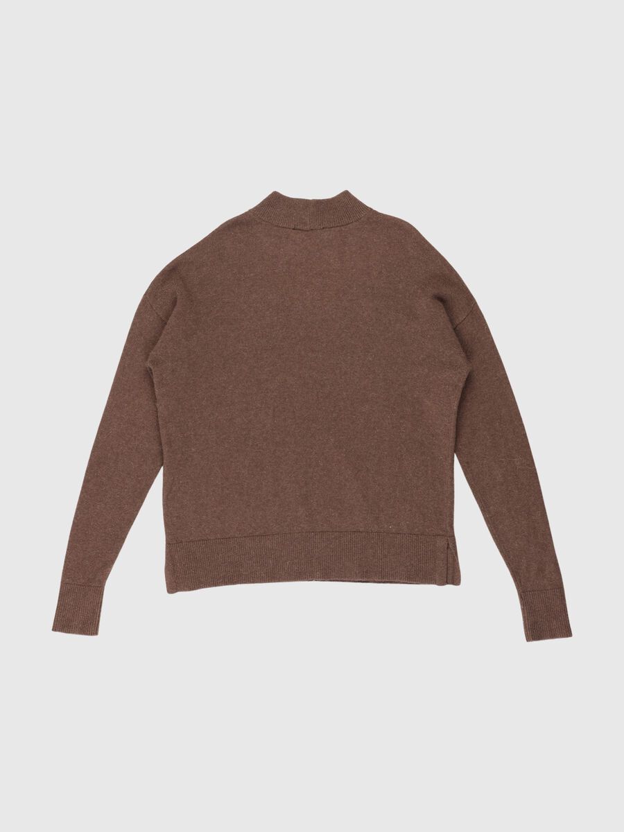 Selected YAKWOLLMISCHFASER PULLOVER, Emperador, highres - 80000249_Emperador_002.jpg