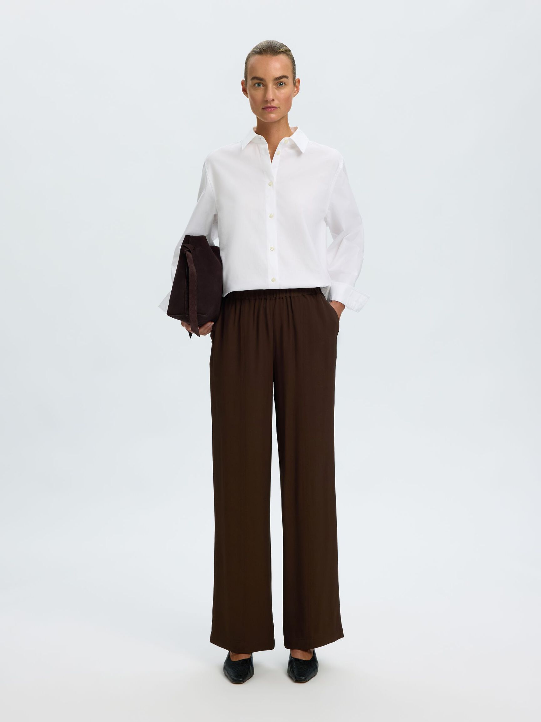 STRAGHT FIT TROUSERS, Delicioso, highres