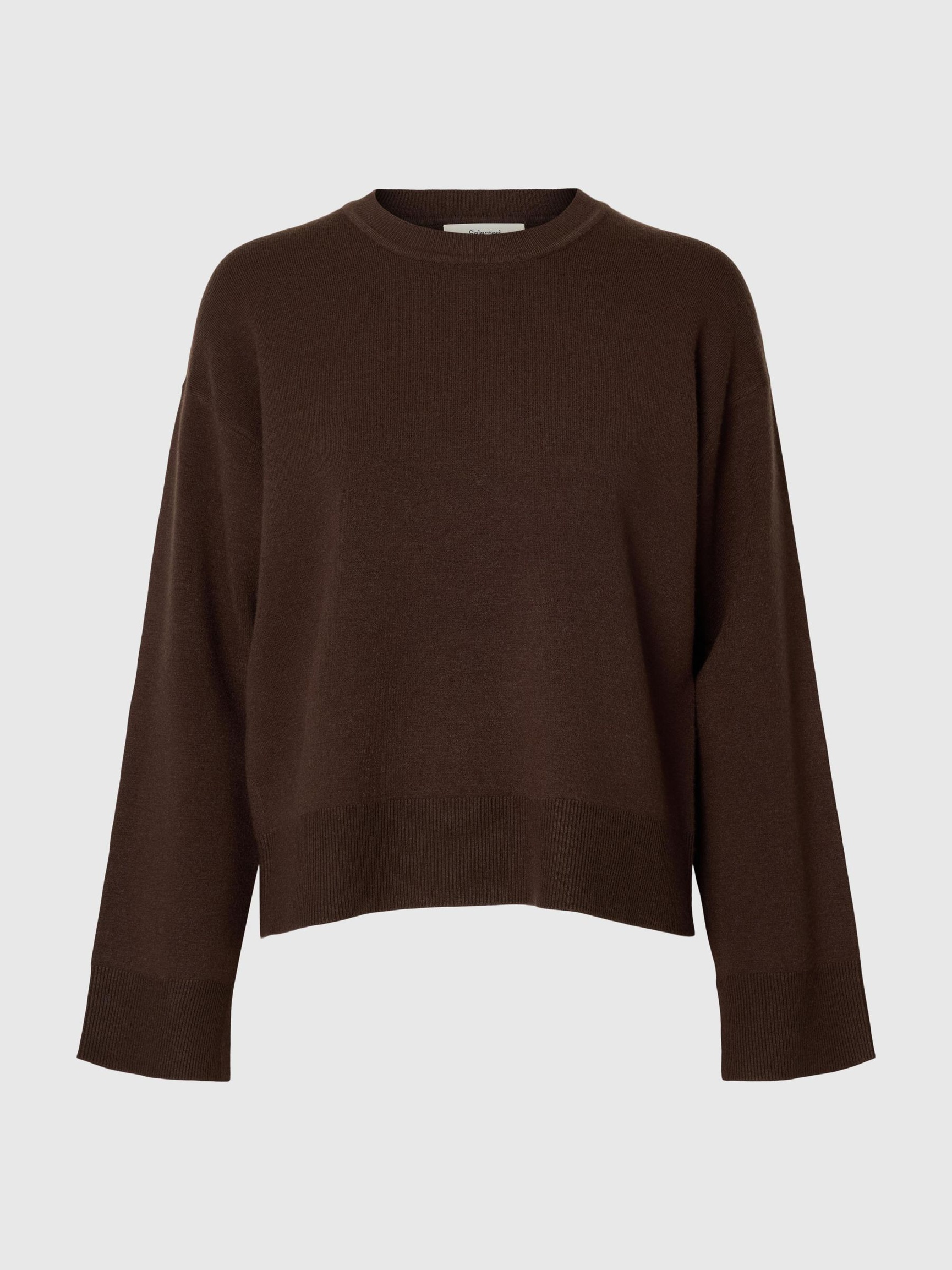 VISCOSE BLEND KNITTED JUMPER, Delicioso, highres
