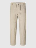 Selected SLIM TAPERED LEINENMIX HOSE, Vetiver, highres - 16087636_Vetiver_1118492_001.jpg