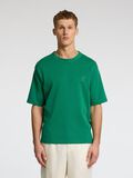 Selected RELAXED FIT T-SHIRT MIT RUNDHALSAUSSCHNITT, Verdant Green, highres - 16099030_VerdantGreen_003.jpg