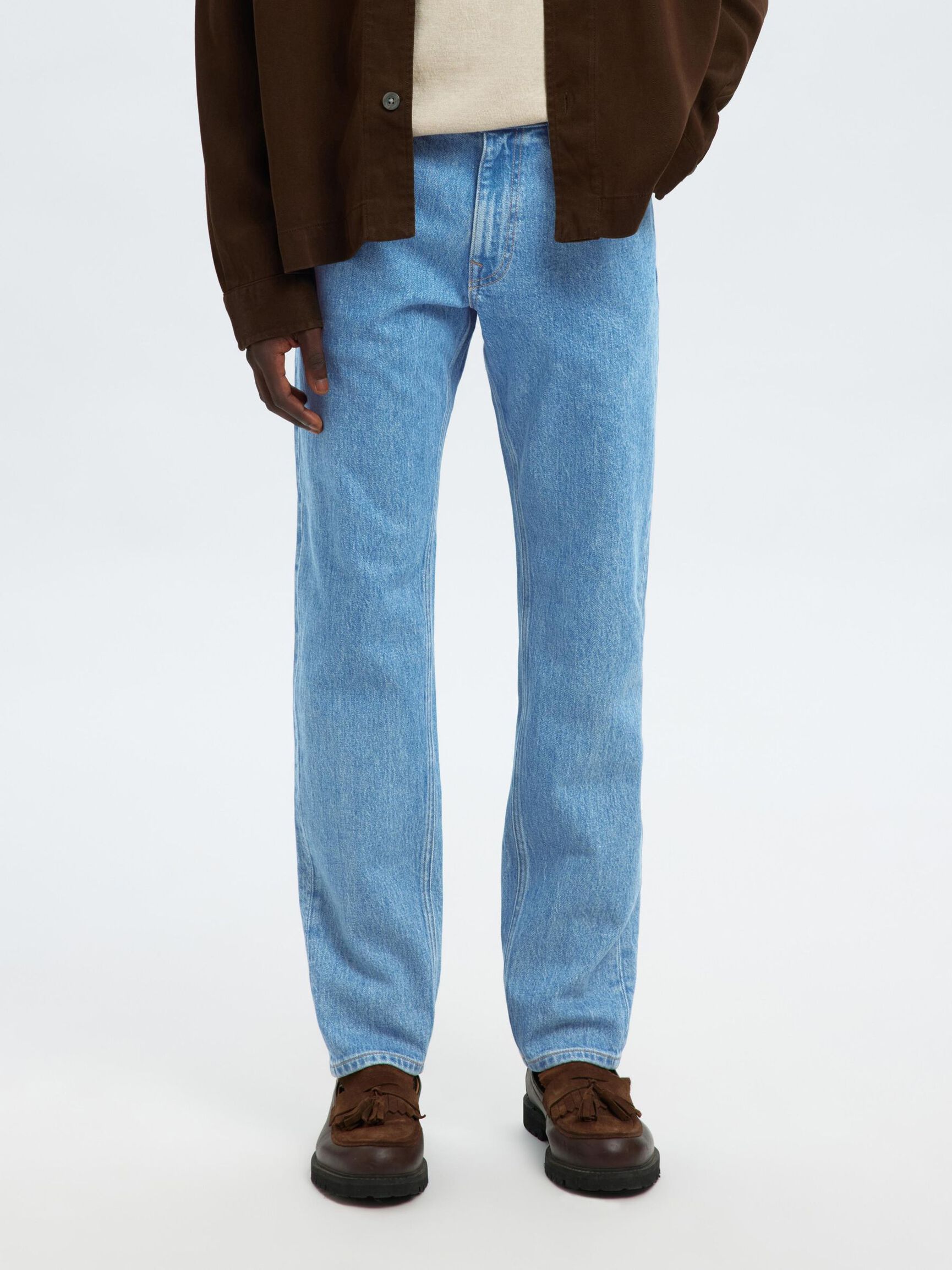 175 SLIM FIT JEANS, Light Blue Denim, highres