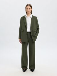 TAILORED WIDE-LEG TROUSERS, Deep Depths, highres