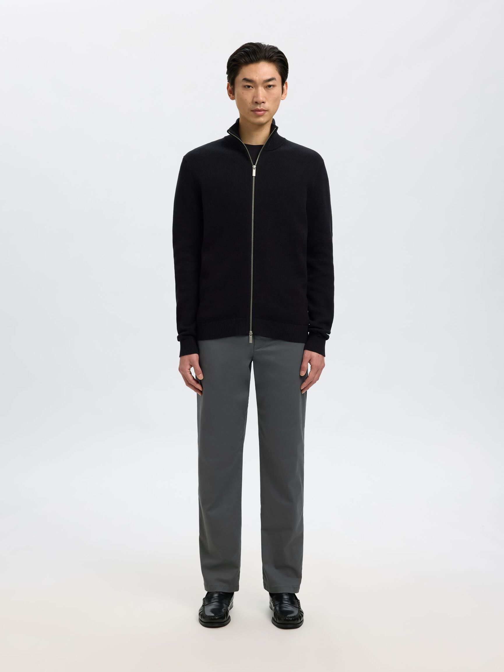 196 STRAIGHT FLEX CHINO, Dark Shadow, highres